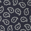 View 3 of product Navy and White Petal Paisley Silk Tie