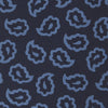 View 3 of product Navy and Blue Petal Paisley Silk Tie