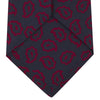 View 4 of product Navy and Red Petal Paisley Silk Tie