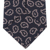 View 4 of product Navy and Pink Petal Paisley Silk Tie