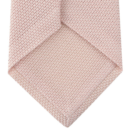 Light Pink Grenadine Silk Tie Image 3