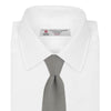 View 2 of product Light Grey Grenadine Silk Tie
