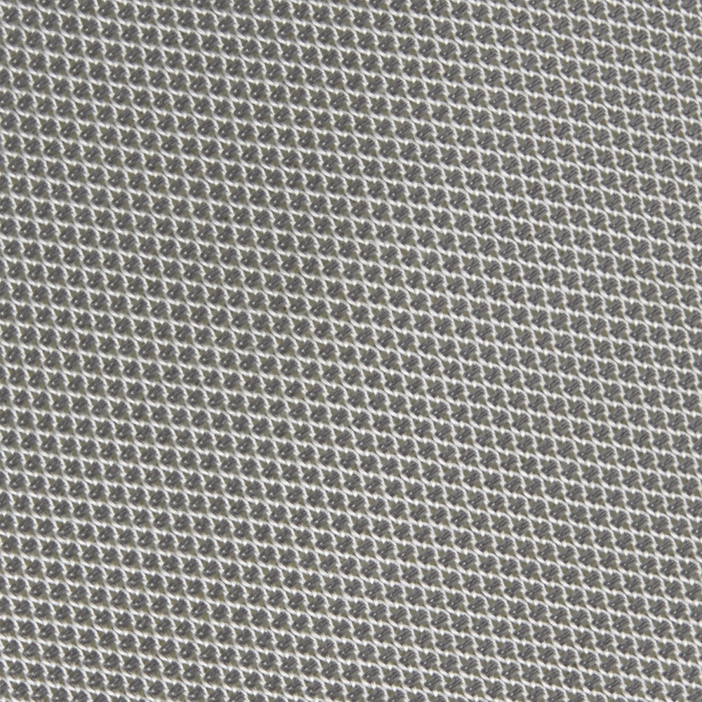 Light Grey Grenadine Silk Tie