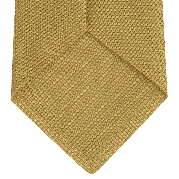 Gold Grenadine Silk Tie Image 3