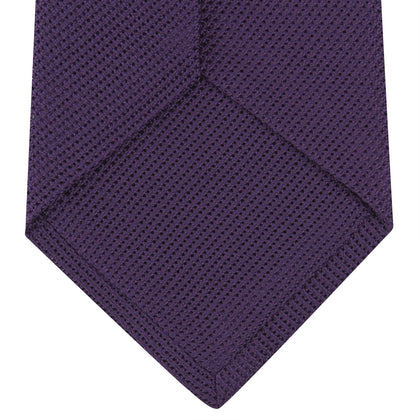 Plum Grenadine Silk Tie Image 3