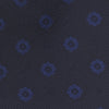 Navy and Blue Emblem Spot Silk Tie