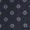View 3 of product Navy and Light Blue Emblem Spot Silk Tie