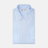 View 1 of product Sky Blue Micro-Check Cotton Nightshirt