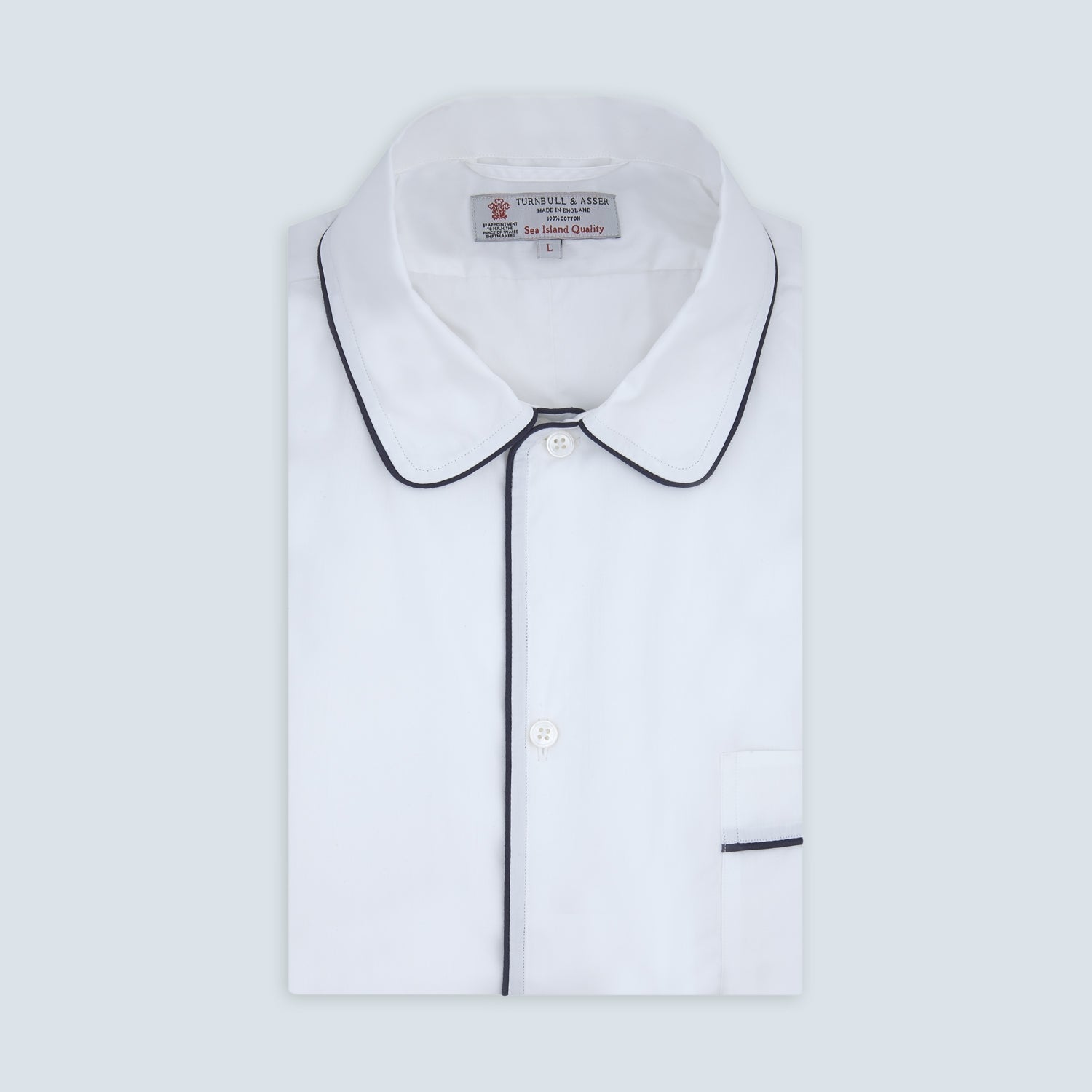 View 1 of product White Sea Island Quality Cotton Nightshirt