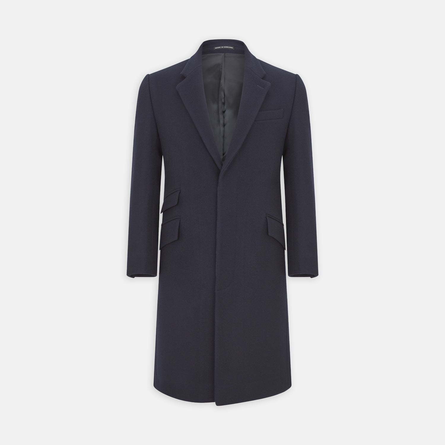View 1 of product Navy Lambswool Joseph Overcoat