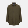 View 1 of product Dark Green Dry Wax Cotton Field Coat