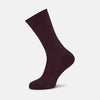 Burgundy Short Cotton Socks
