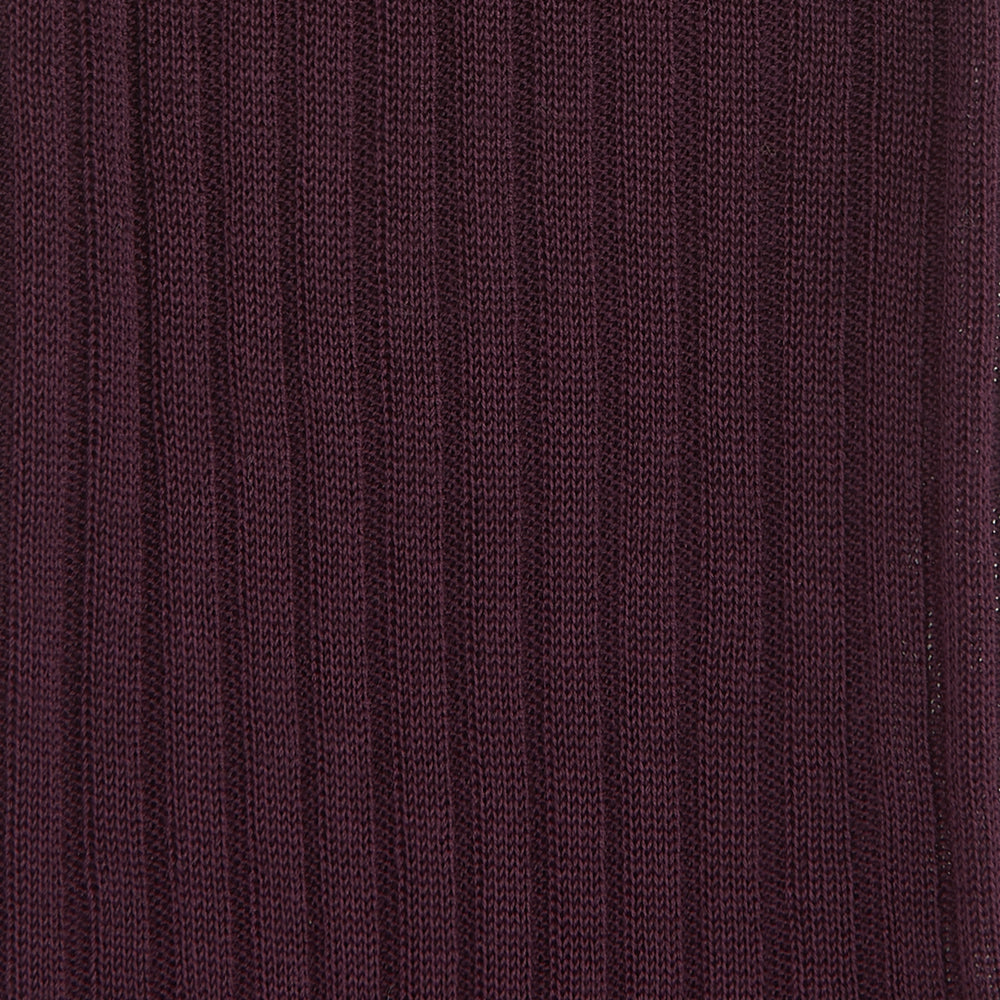 Burgundy Short Cotton Socks
