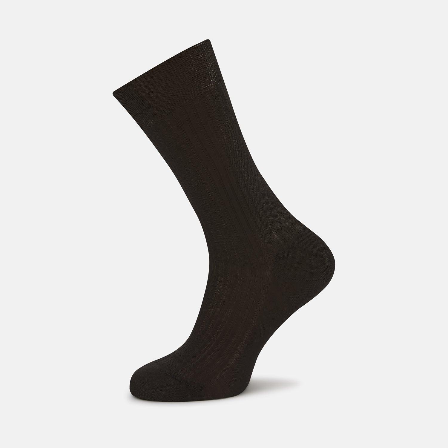 View 1 of product Chocolate Brown Short Cotton Socks