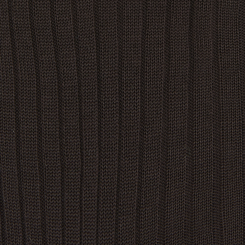 Chocolate Brown Short Cotton Socks