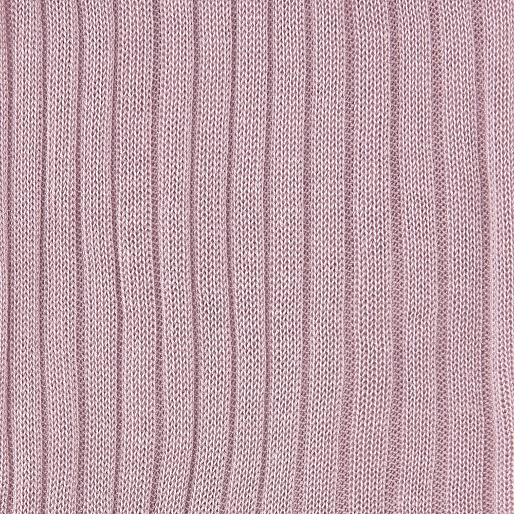 Dusky Pink Short Pure Cotton Socks