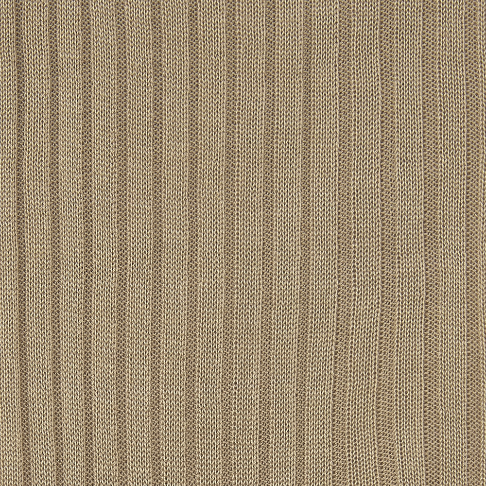 Light Khaki Short Pure Cotton Socks