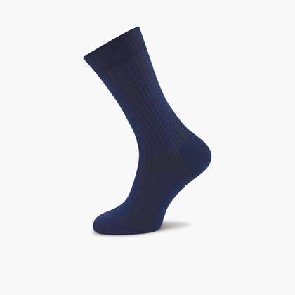 Ocean Blue Short Pure Cotton Socks Image 2