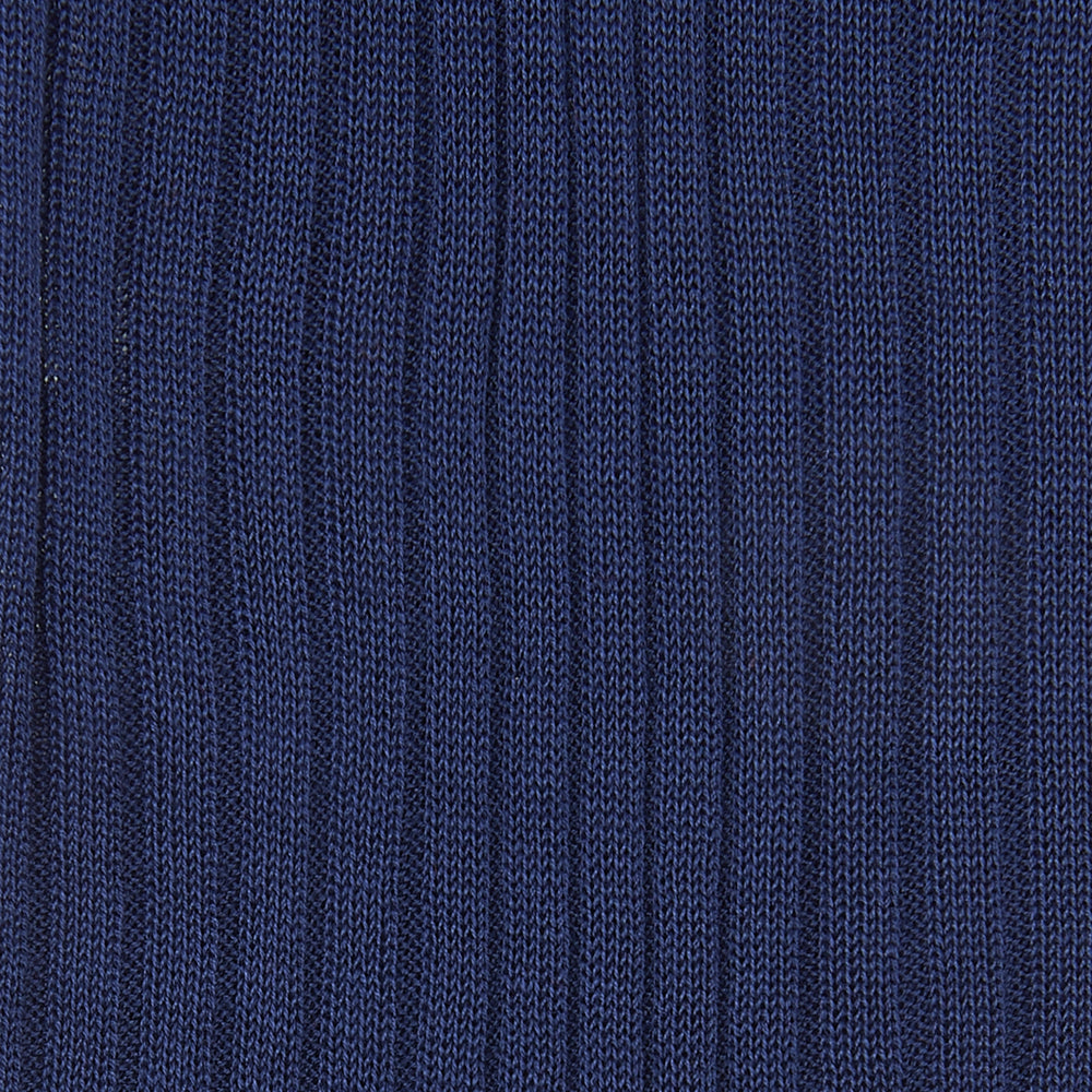 Ocean Blue Short Pure Cotton Socks
