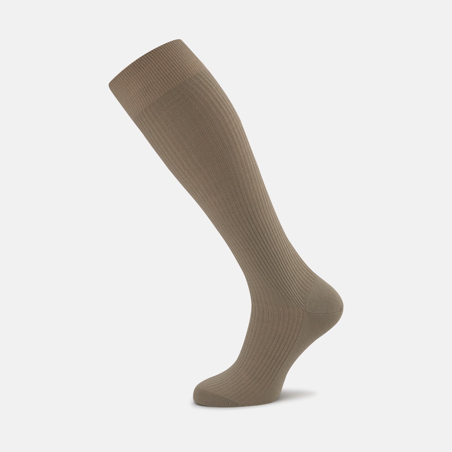 Light Khaki Long Merino Wool Socks