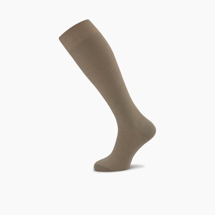 Light Khaki Long Merino Wool Socks Image 2