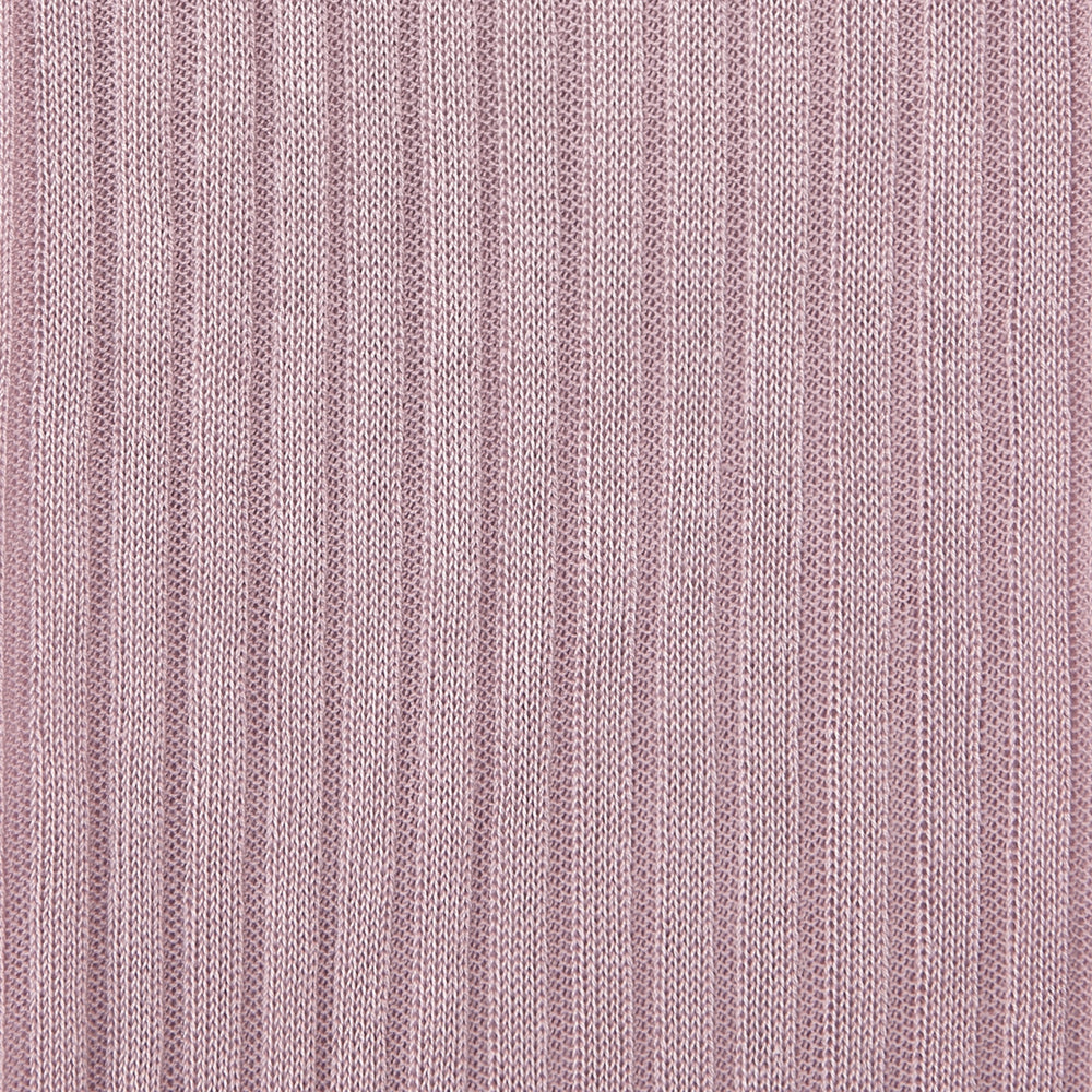 Dusky Pink Long Cotton Socks
