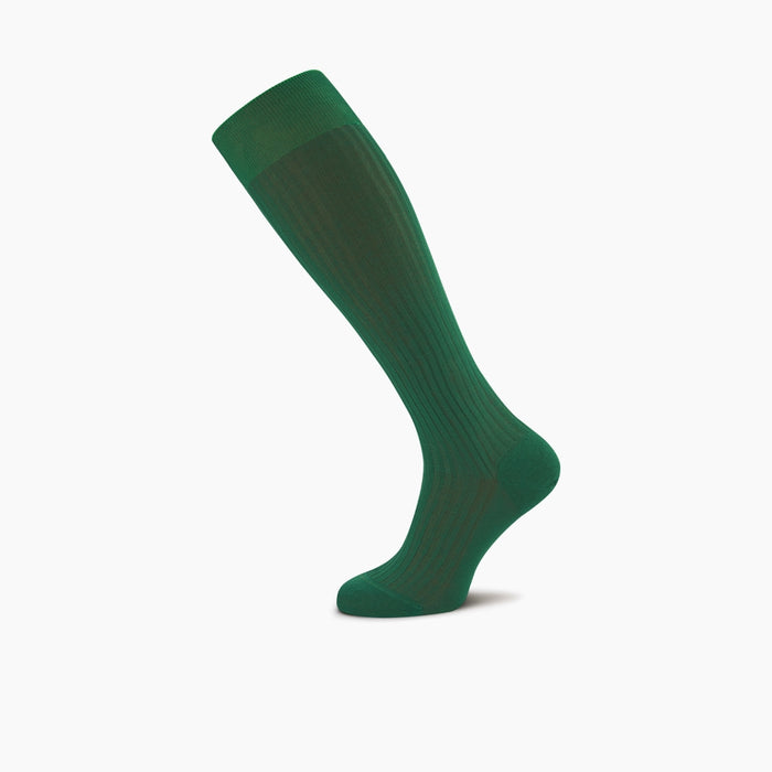 Clover Green Long Cotton Socks Image 2