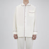View 3 of product Cream Piped Silk Pyjama Set