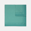 View 1 of product Kingfisher Green Monocle Silk Pocket Square