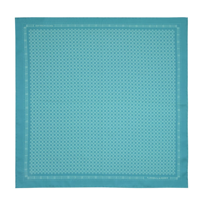 Kingfisher Green Monocle Silk Pocket Square Image 1