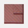 View 1 of product Red and Pink Arrow Silk Pocket Square