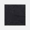 View 1 of product Black House Paisley Hand-Rolled Silk Pocket Square