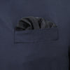 View 4 of product Black House Paisley Hand-Rolled Silk Pocket Square