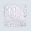 View 1 of product White House Paisley Hand-Rolled Silk Pocket Square