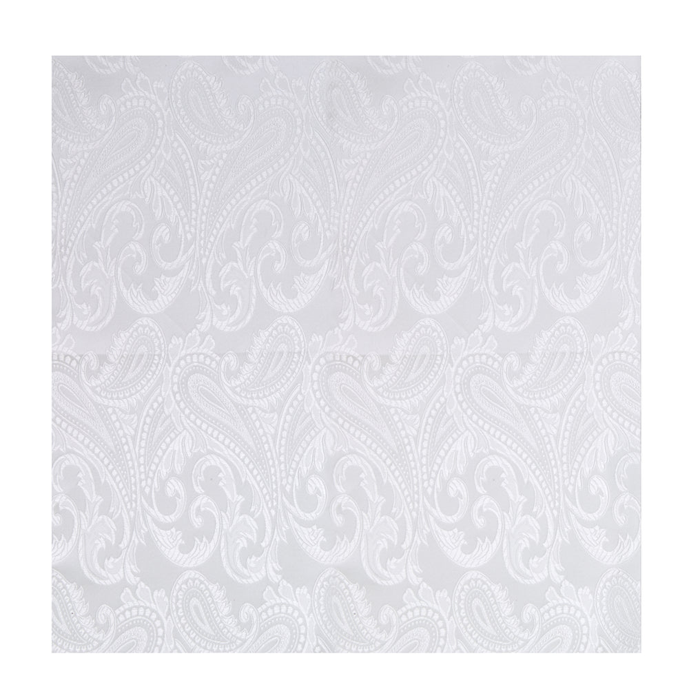 White House Paisley Hand-Rolled Silk Pocket Square