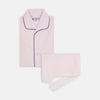 View 1 of product Pink Piped Cotton Pyjama Set