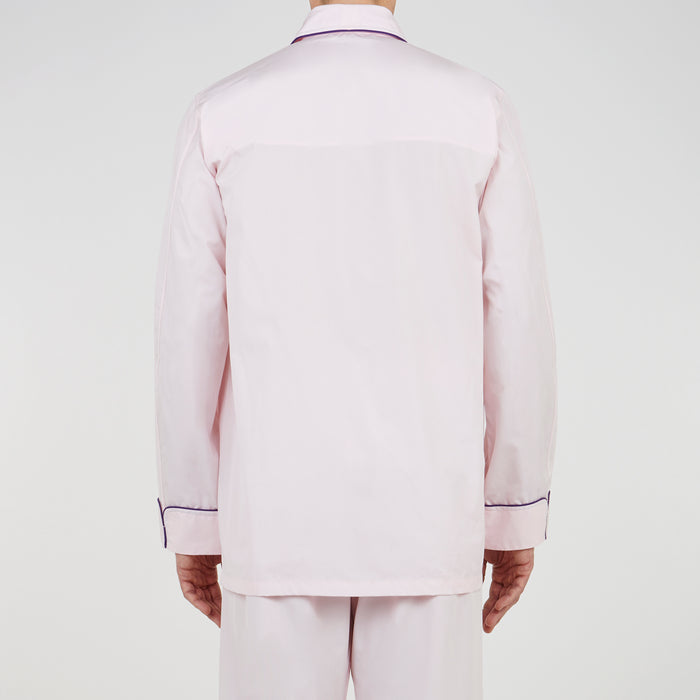 Pink Piped Cotton Pyjama Set Image 2