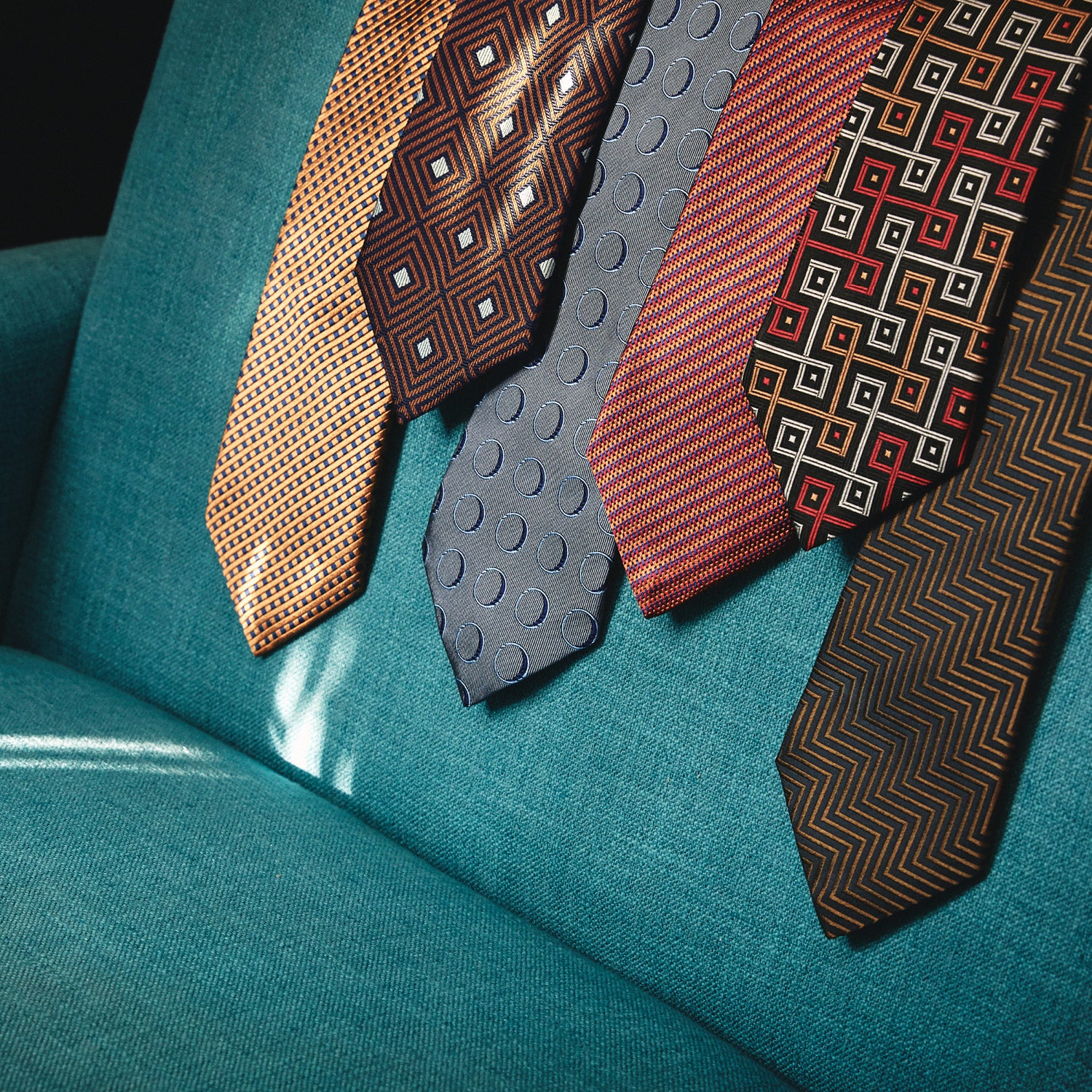 View 6 of product Tomorrow Never Dies Square Silk Tie As Seen on James Bond