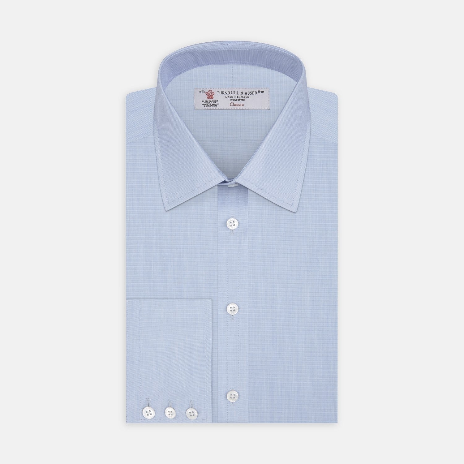 View 2 of product Light Blue End-on-End Cotton Fabric