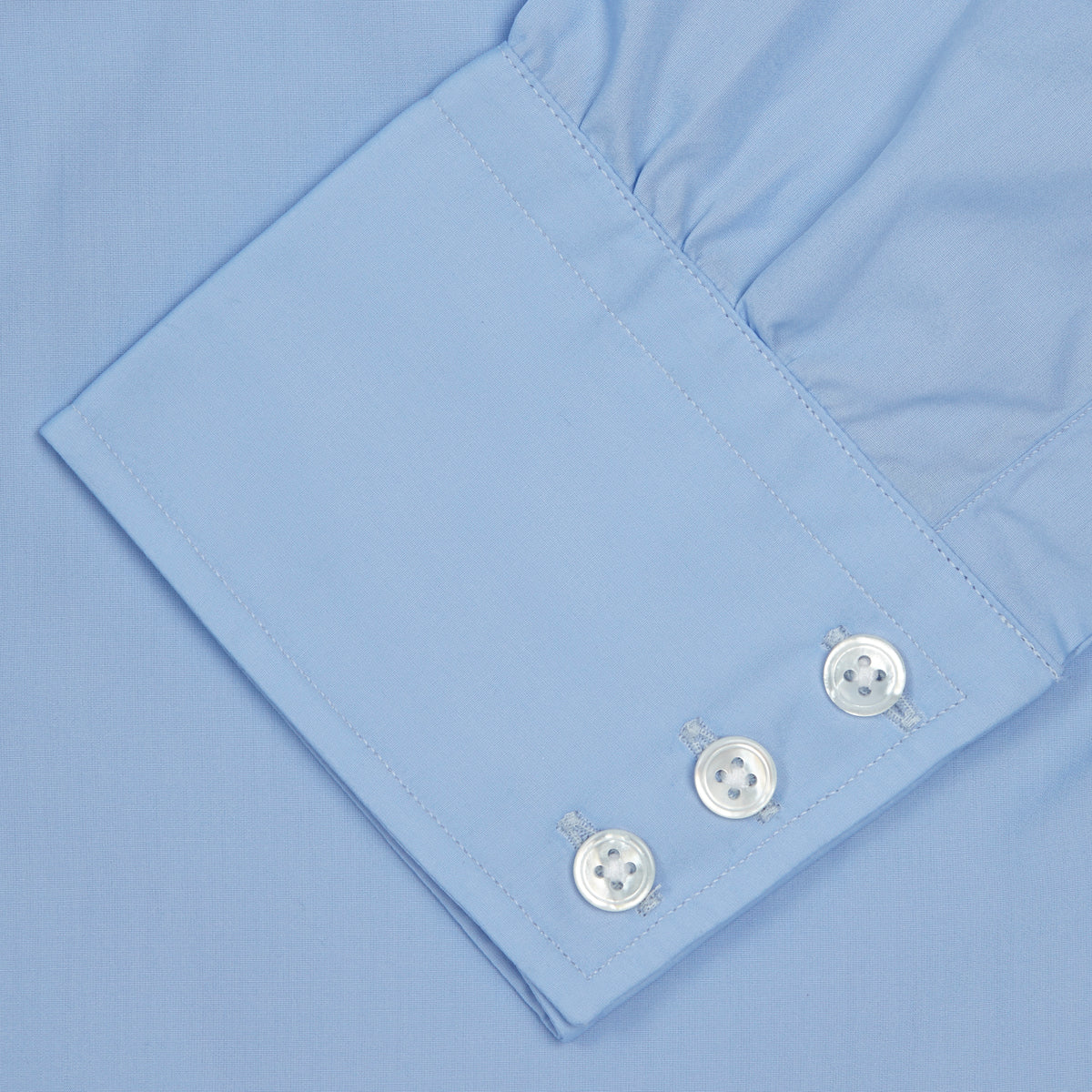 View 6 of product Burgundy Corduroy Cotton Shirt with Cambridge Collar and 3-Button Cuffs