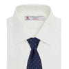 View 4 of product Cream Herringbone Superfine Cotton Shirt with T&A Collar and Double Cuffs