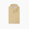 Yellow and White Bold Check Shirt with T&A Collar and 3-Button Cuffs