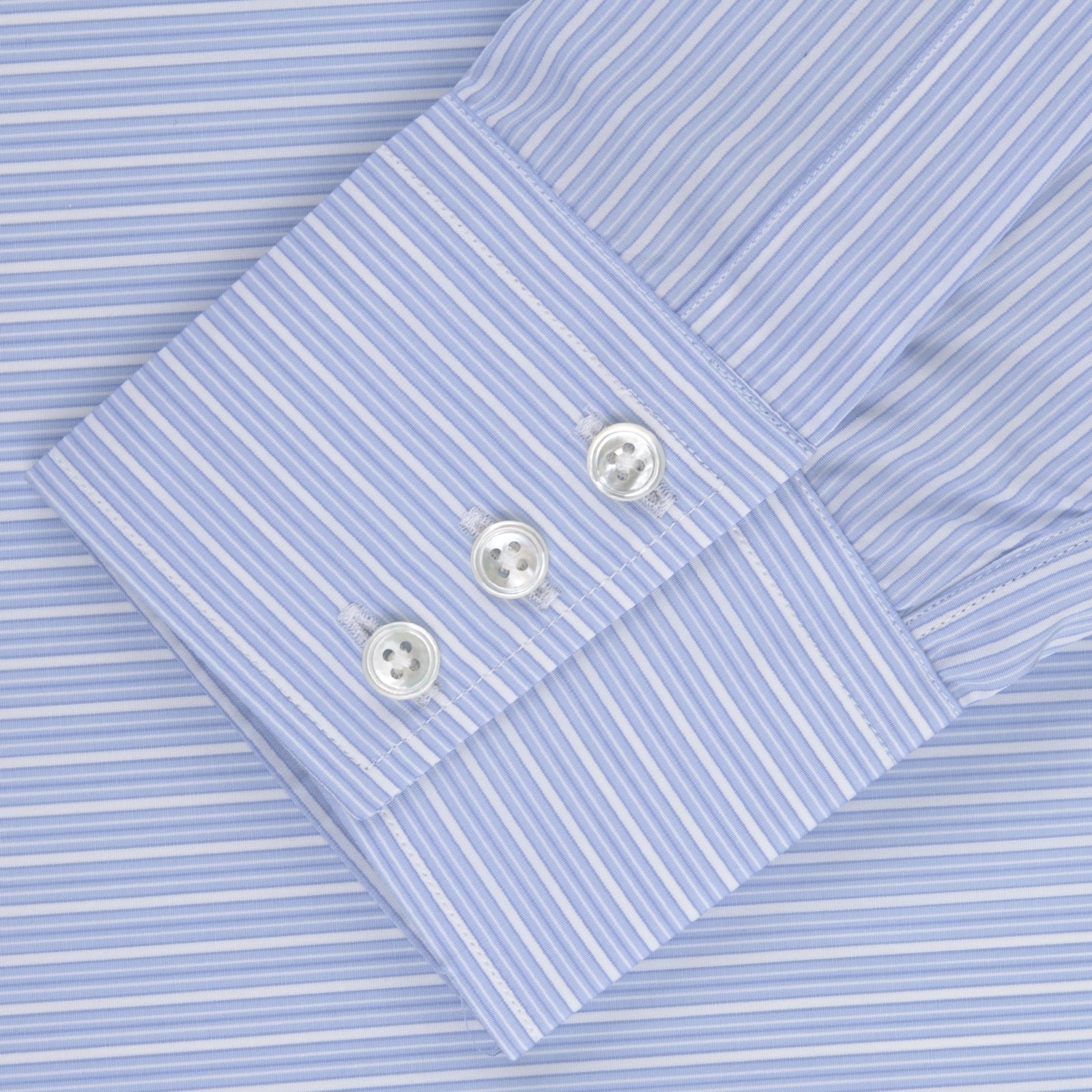 View 2 of product Red, Grey and Navy Mixed Check Shirt with T&A Collar and 3-Button Cuffs