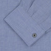 View 4 of product Weekend Fit Blue Cashmerello Light Shirt with Dorset Collar and 1-Button Cuffs