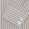 View 2 of product Tailored Fit Pink and Grey Drawing Stripe Shirt with Kent Collar and 2-Button Cuffs