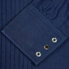 View 5 of product Dark Blue Denim-Cashmere Dress Shirt with T&A Collar and 3-Button Cuffs