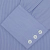 View 2 of product Blue Hairline Stripe Shirt with Regent Collar and 3-Button Cuffs