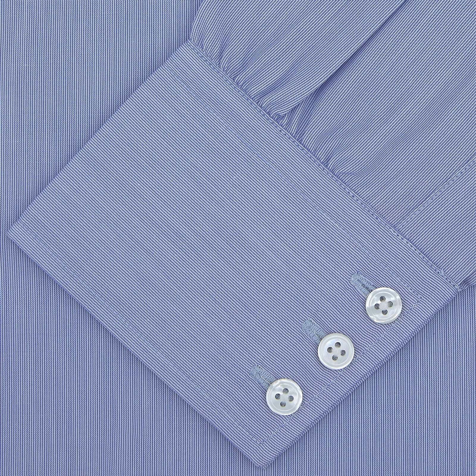 Blue Hairline Stripe dress shirt with Regent Collar and 3-Button Cuffs