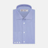 View 1 of product Blue Hairline Stripe Shirt with Regent Collar and 3-Button Cuffs