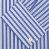 Blue and White Candy Stripe Shirt with Regent Collar and Double Cuffs